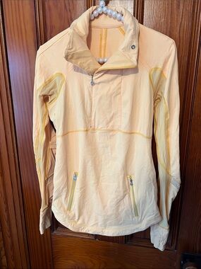 lululemon athletica Yellow Pullover Half-Zip Hoodie